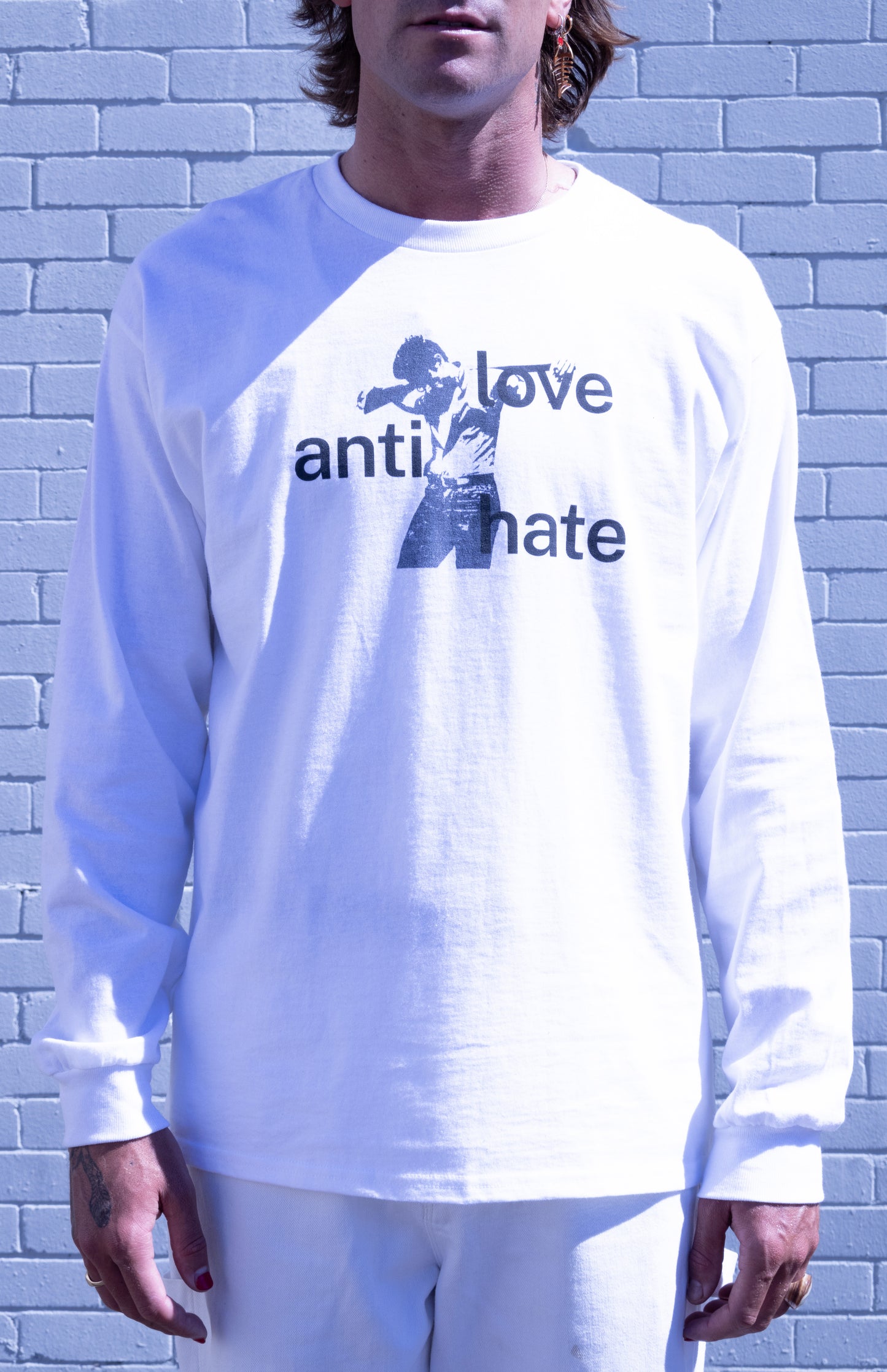 ANTI Longsleeve White